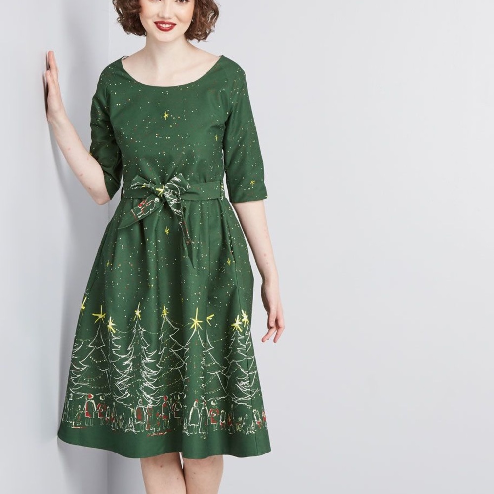 NEW ModCloth Palava Christmas Dress NWT